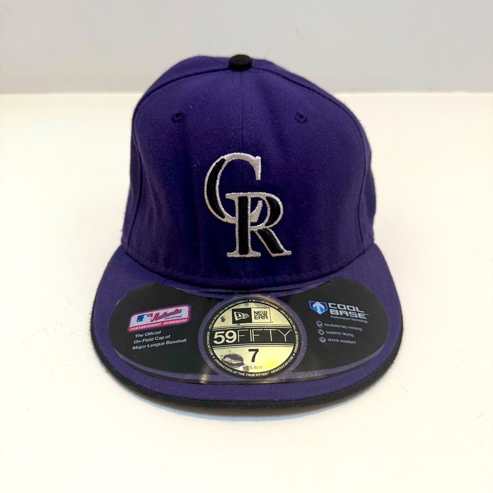 Colorado Rockies  Authentic Collection Purple 59FIFTY Baseball Cap
